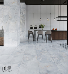 Керамогранит NT Ceramic Onyx Solano Blue арт. NTT99510P (60x120) полированный